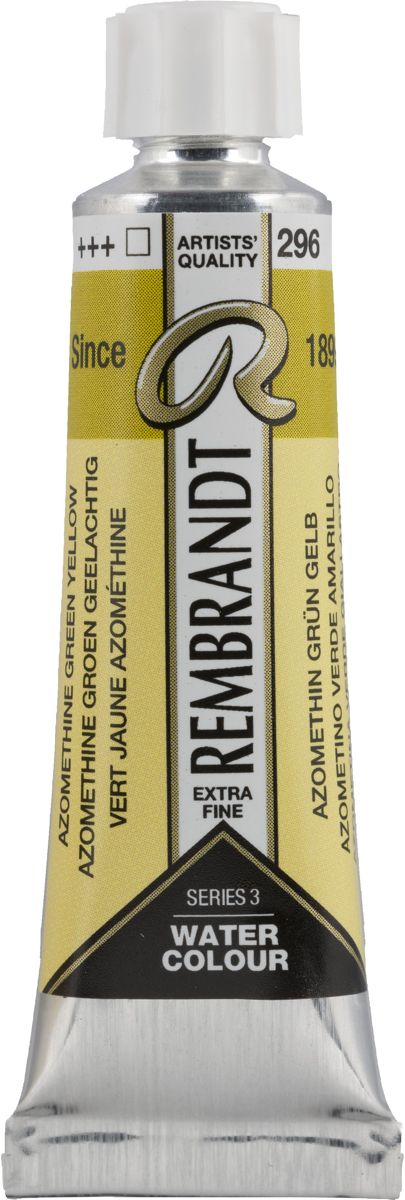 Rembrandt Water Colour Tube 10ml | Azomethine Green Yellow (296)